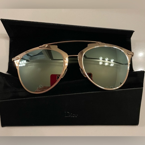 Christian Dior Mirrored Reflected Sunglasses - Picture 1 of 10